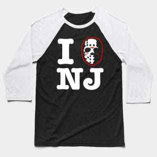 I Hockey Mask New Jersey Baseball T-Shirt